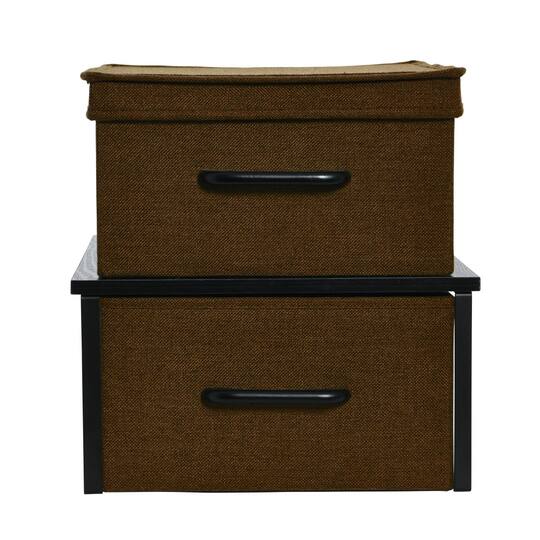 Household Essentials Stacking Storage Boxes Set